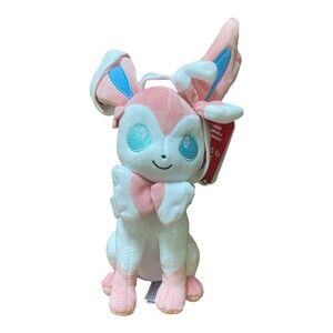 Pokemon Eevee Evolution Sylveon Exclusive 8-Inch Plush Collectible